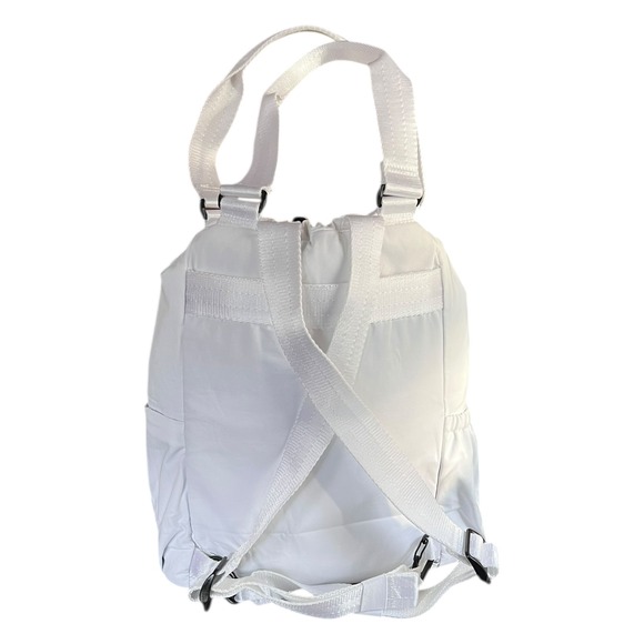 Vuori V1 Convertible Bag White Nylon Convertible Backpack Tote - Picture 5 of 12